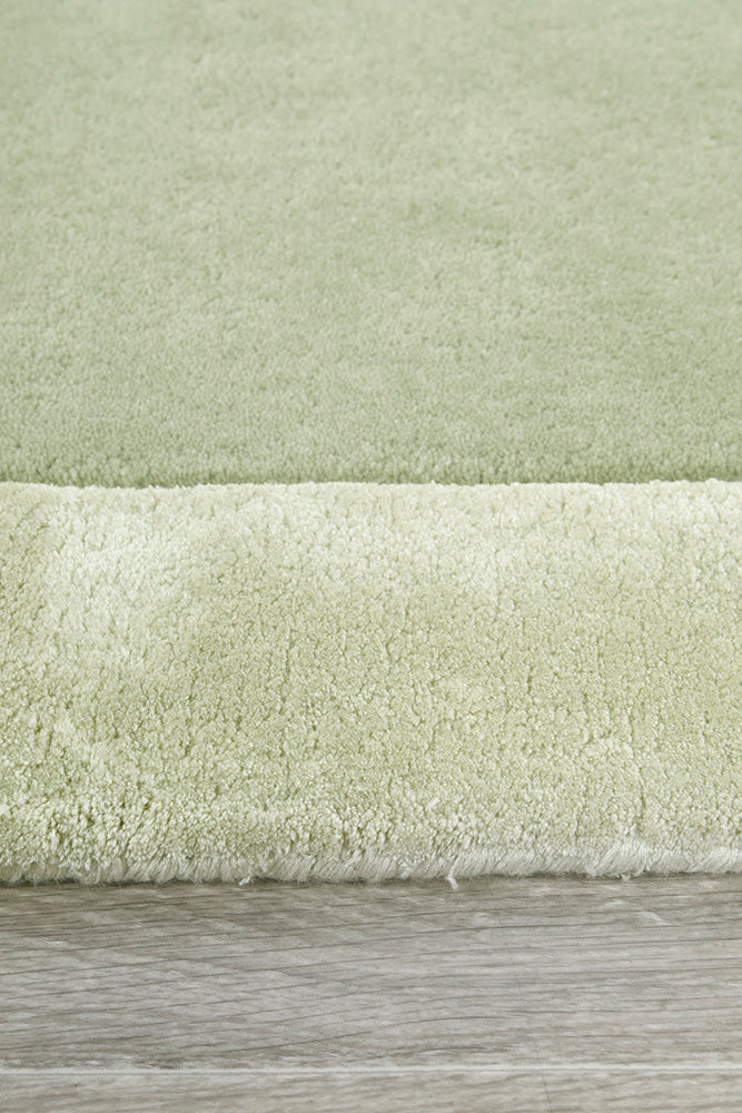 Jewel Curve Sage Runner Rug