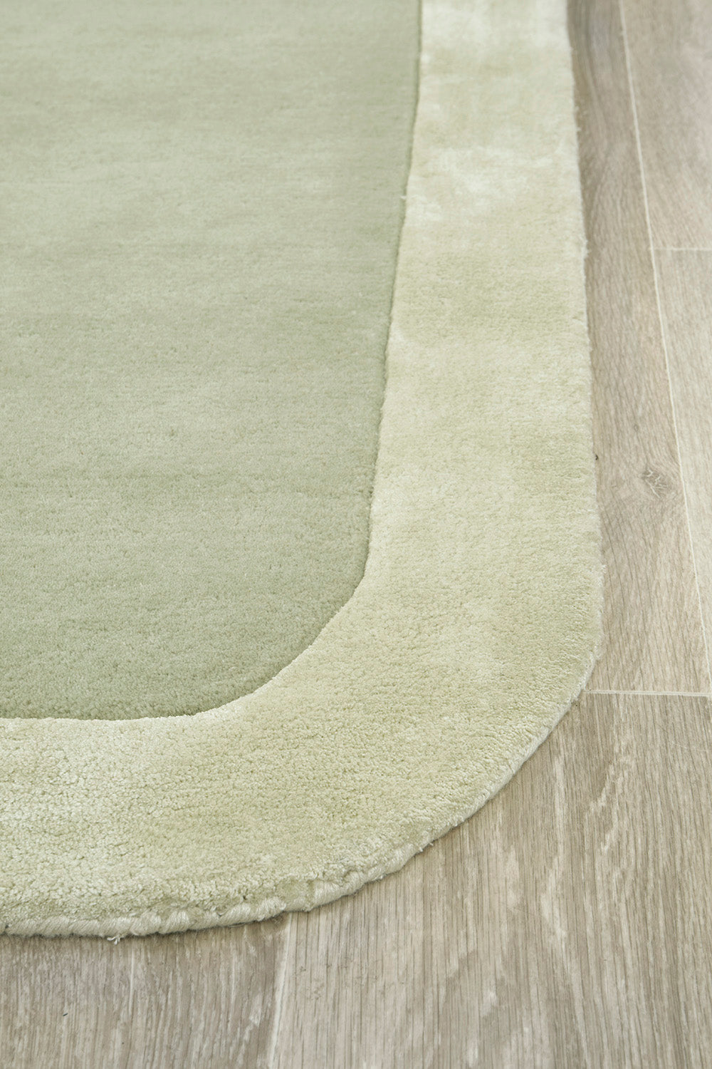 Jewel Curve Sage Rug