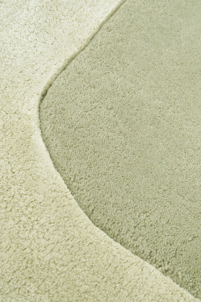 Jewel Curve Sage Rug