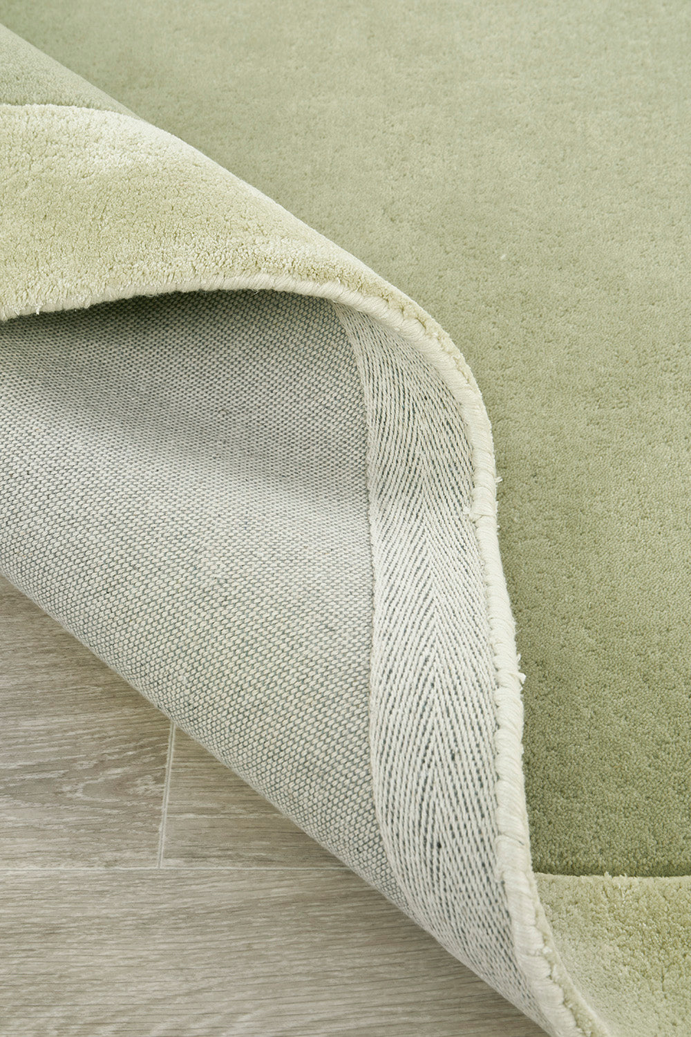 Jewel Curve Sage Rug