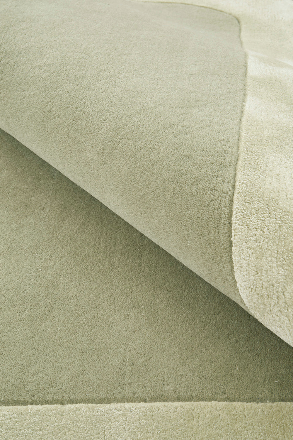 Jewel Curve Sage Rug