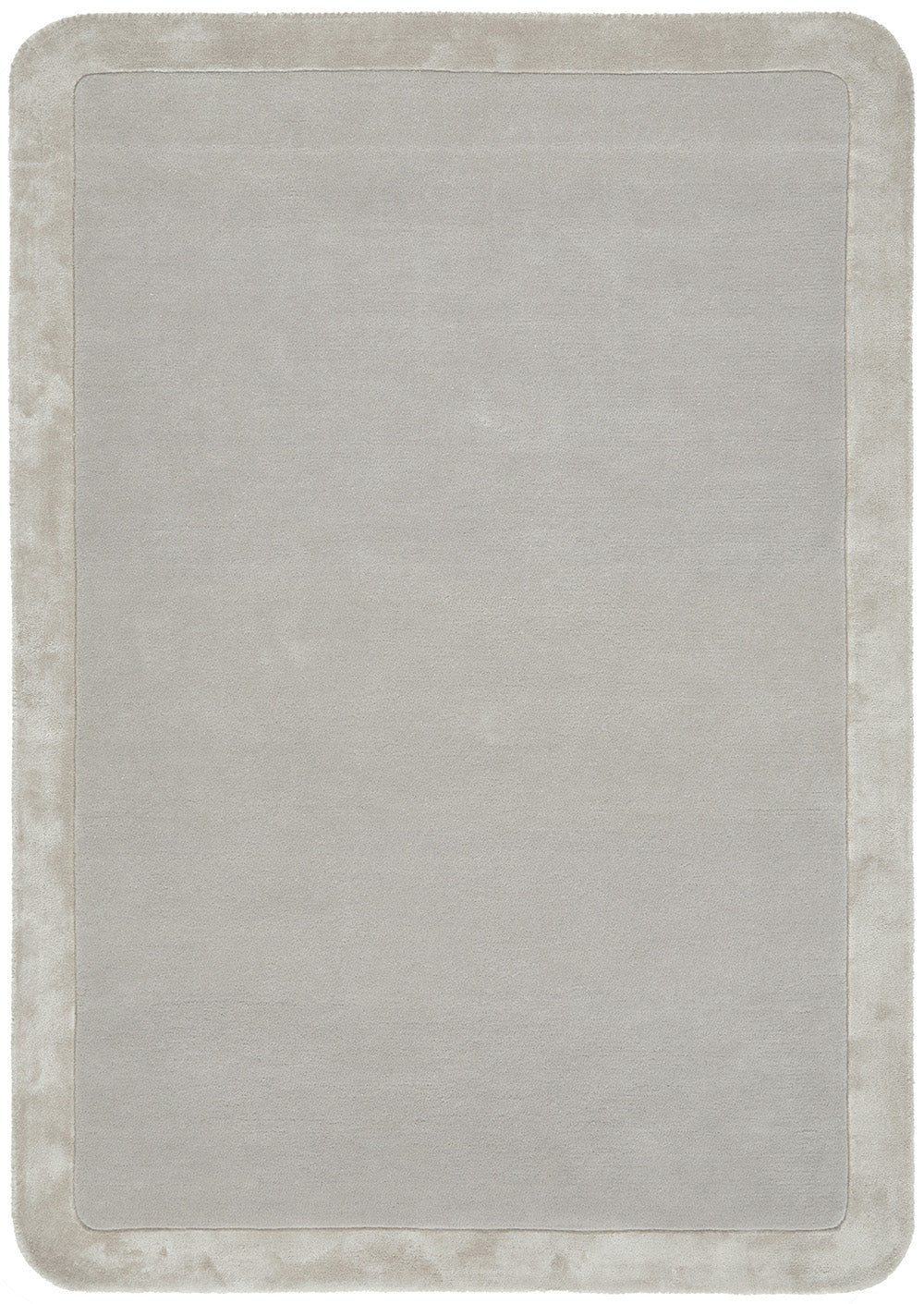Jewel Curve Silver Rug