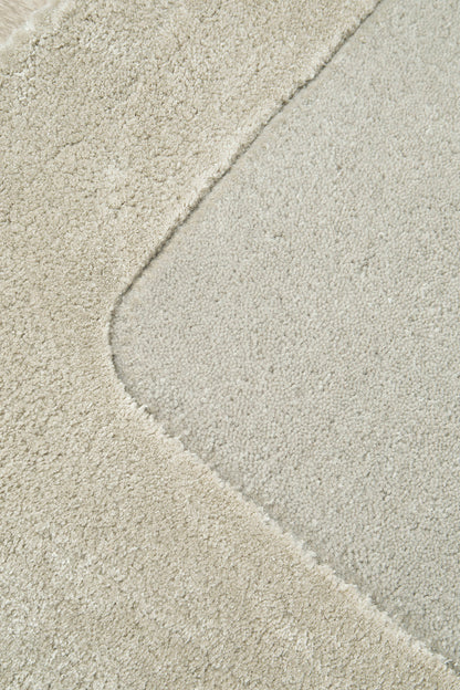 Jewel Curve Silver Rug