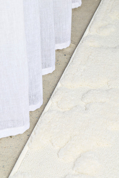 Haven Nyla White Runner Rug