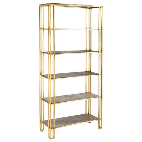 FLOORSTOCK BRISBANE ONLY | Bookshelf | Brass/Silver