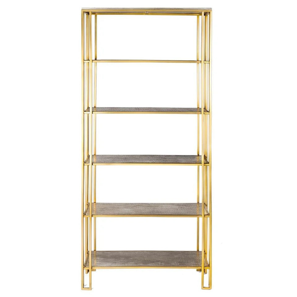 FLOORSTOCK BRISBANE ONLY | Bookshelf | Brass/Silver