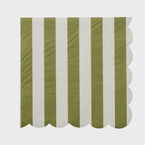 Paper Napkins⎮Carnival⎮Olive⎮33cm