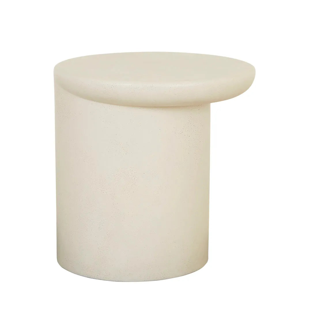 GlobeWest | Petra Sphere Outdoor Side Table | Ivory