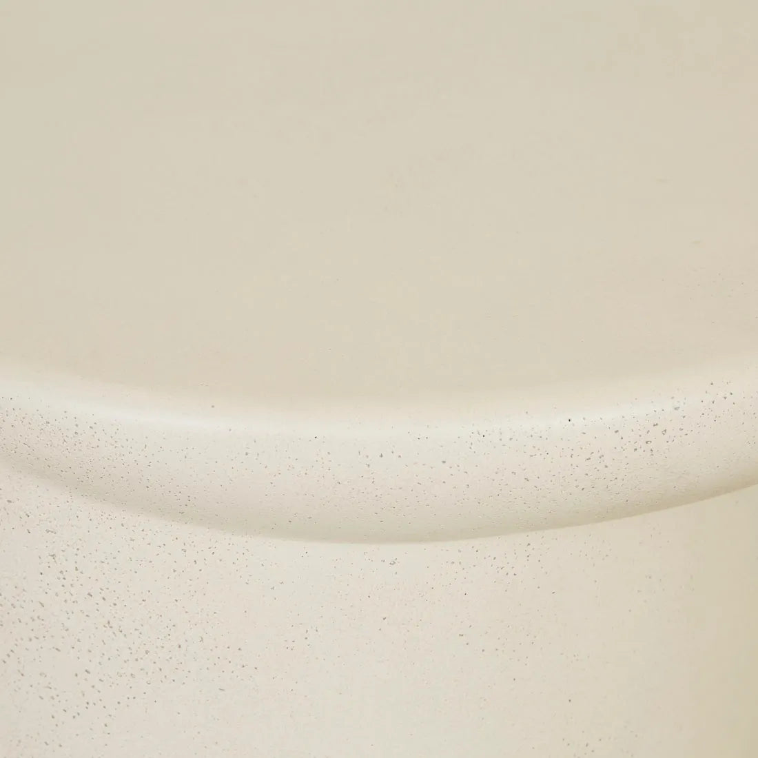 GlobeWest | Petra Sphere Outdoor Side Table | Ivory