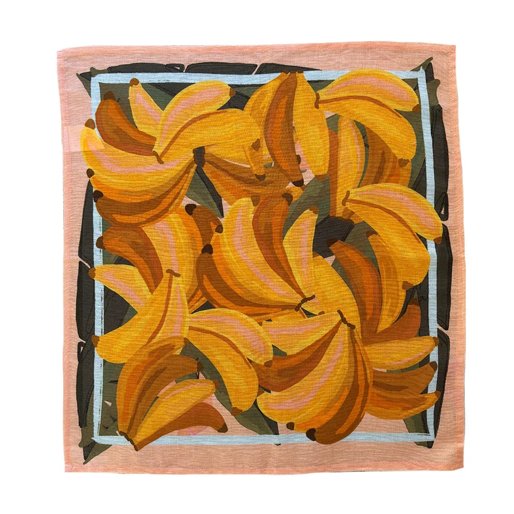 Bungalow Napkin Set of 4 | Banana Print
