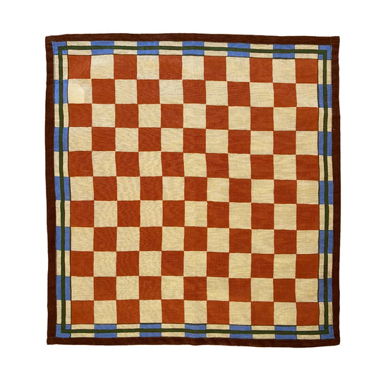 Cantina Napkin Set of 4 | Checker Print