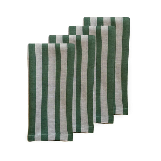 Elm Napkin Set of 4 | Green & Seafoam
