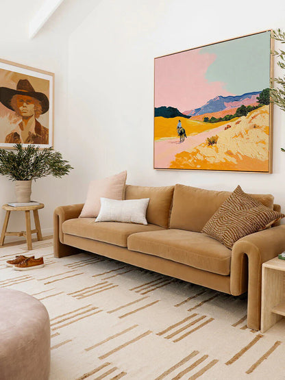 Sunset Cowboy | Box Frame Canvas Print