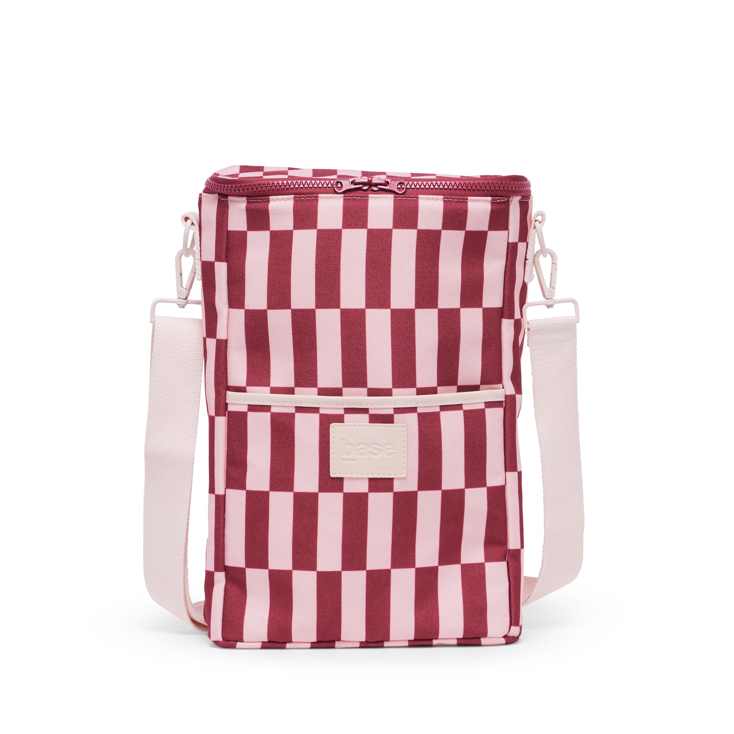 Bottle Base⎮Burgundy/Peony Check