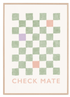 Checkers Print | Pistachio
