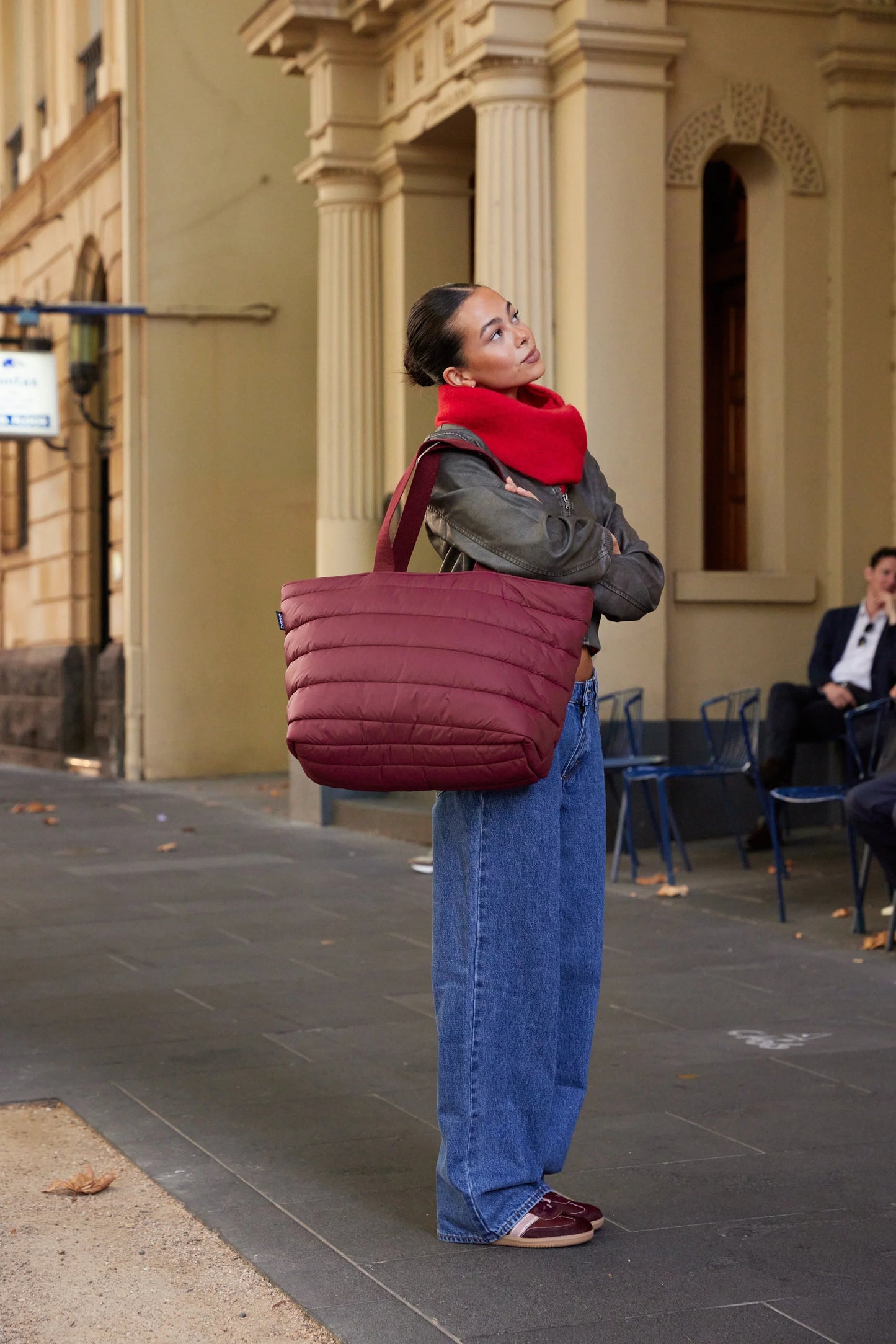 Take It Base Bag⎮Cloud⎮Burgundy