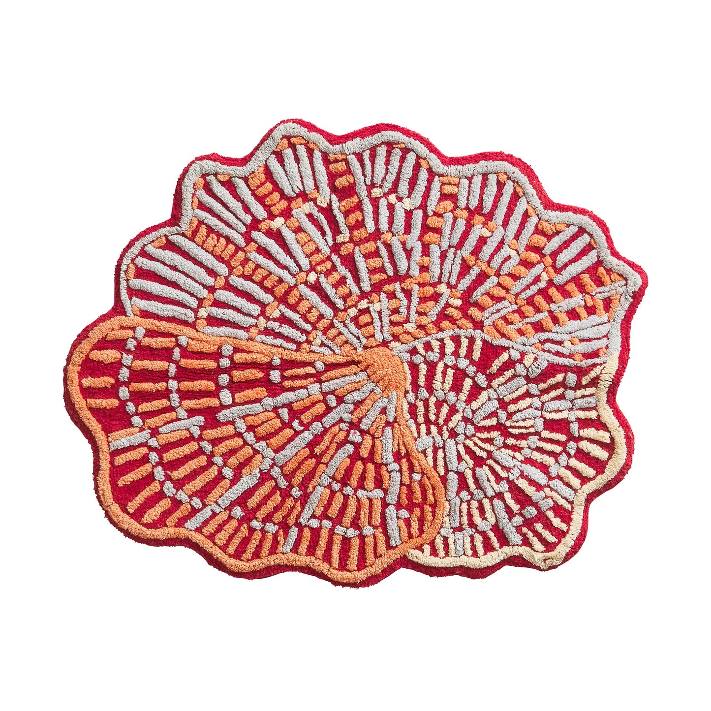 Claudelle Bath Mat | Crimson