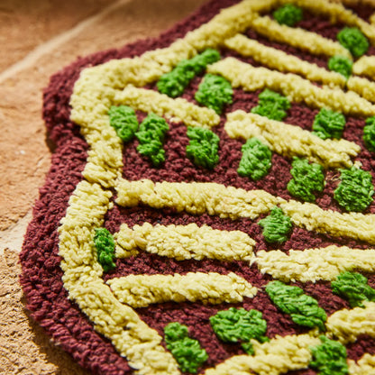 Claudelle Bath Mat | Garnet