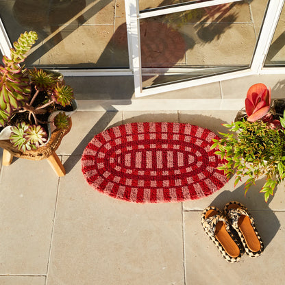 Fernanda Door Mat | Hibiscus