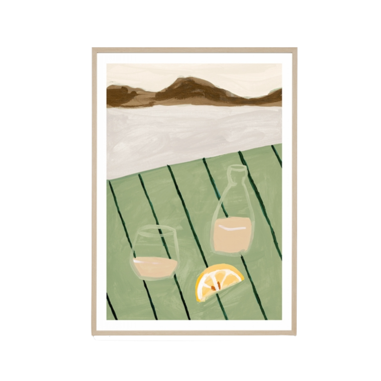 Summer Terrace Print | Green