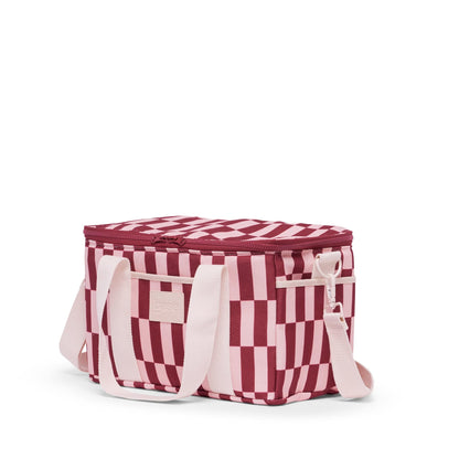 Midi Cool Base| burgundy/peony check