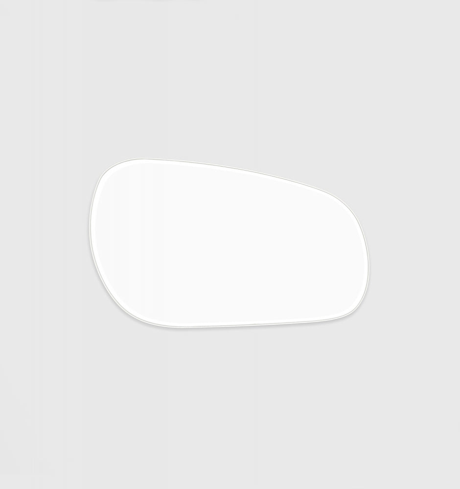 Organic Pebs Mirror | Bright White