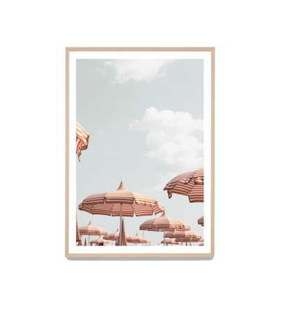Paradise Parasol Framed Print
