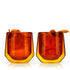 Double Walled Aurora Tumblers | Amber | set of 2