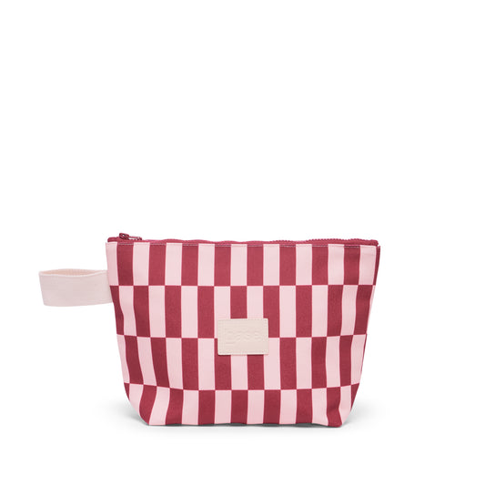 Wet Base⎮Midi ⎮ Burgundy/Peony Check