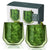 Double Walled Aurora Tumblers | Green | Set of 2