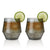 Smoke Deco Cocktail Glass S/2