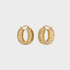 D'oro Hoop Earrings Gold