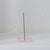 Pink Glass Incense Holder