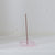 Pink Glass Incense Holder