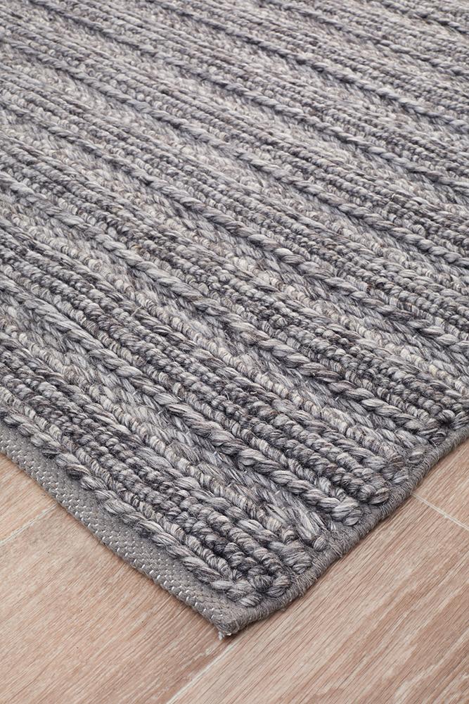 Harrow Steel Rug