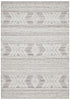 Flatwoven Tribal Style Wool Rug - Natural