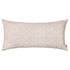 Linen Lumbar Cushion - Blush Pattern