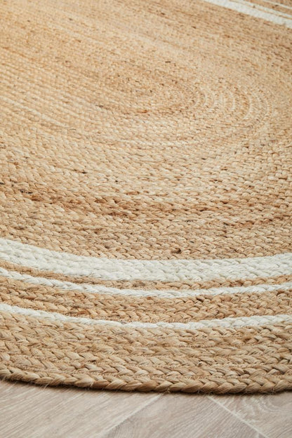 Palm Beach Natural Oval Rug