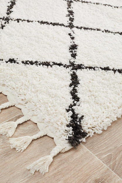 Luxe White Runner Rug