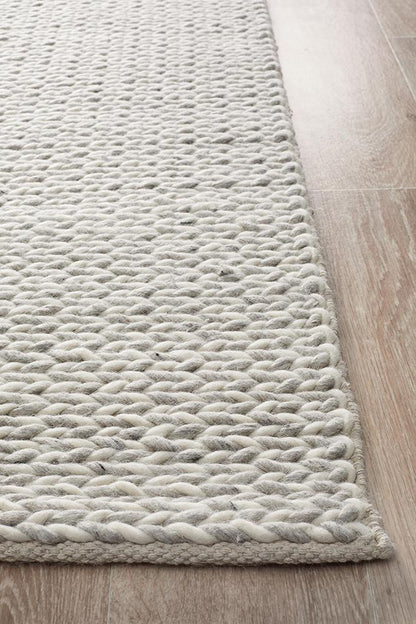 Gallery Wool Silver Rug