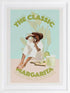 The Classic Margarita - White Frame / White Border