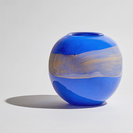 Wonder Vase Large - Cobalt/Natural